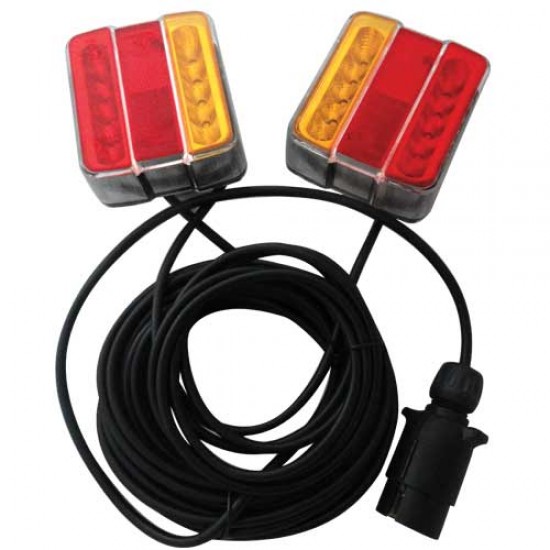 Led Magnetic Trailer Lights 12m Cable Trailerstuff Trailer